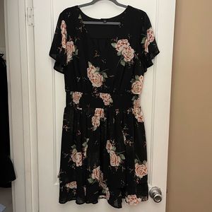 Rose Print Torrid Dress
